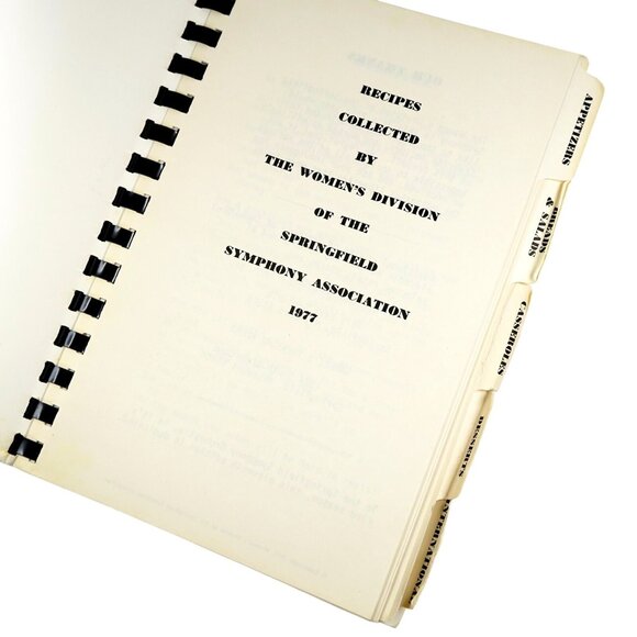 Springfield Symphony of Cooking Cookbook Vintage 1977 Missouri Ozarks Recipes - Picture 3 of 5